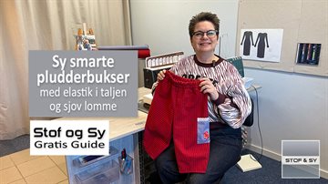 Sy pludderbukser med elastik i taljen - en guide